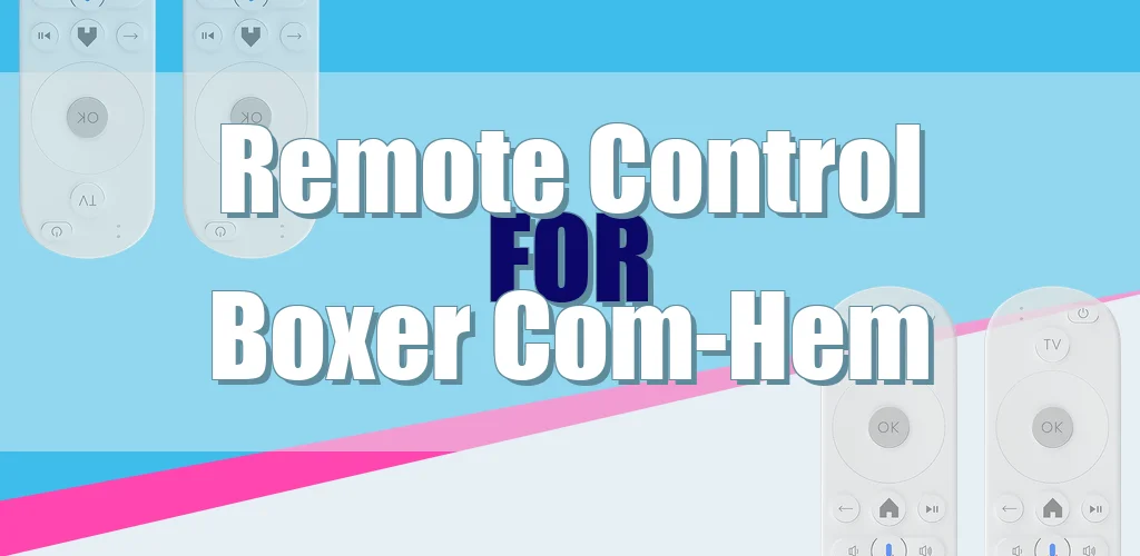 Remote Control for boxer comhem feature