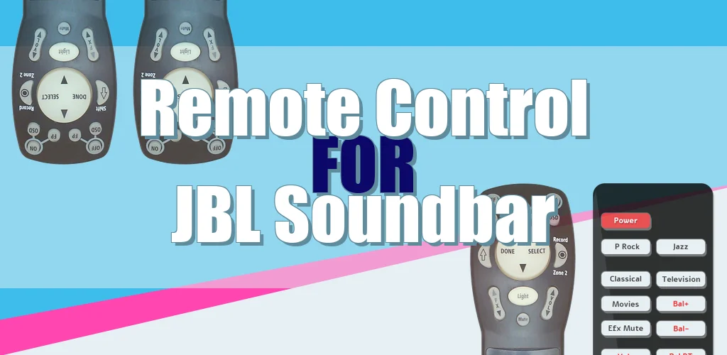 Remote Control for JBL Soundbar feature