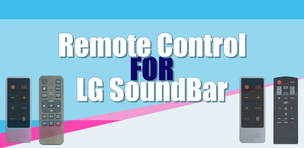 Remote Control for LG Sound Bar feature